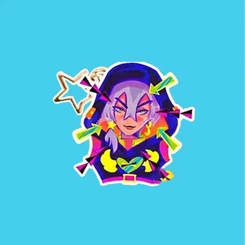 Steel Ball Run Gyro Zeppeli Acrylic Keychain Backpack Pendant Accessories Johnny Joestar Móc Treo Đeo Thoại, Standee, Móc Khoá In Theo Yêu Cầu, Chất Liệu Mica Dày 4mm, Kích Thước 5.5 Cm, Có In Test Mẫu