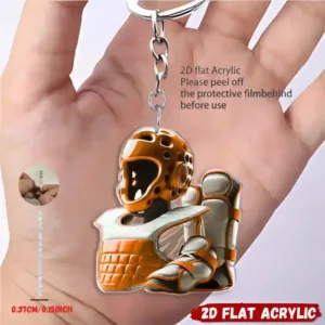 Taekwondo Protective Gear Pendant Keychain Sports Themed 2d Flat Acrylic Ornament Charms Móc Treo Đeo Thoại, Standee, Móc Khoá In Theo Yêu Cầu, Chất Liệu Mica Dày 4mm, Kích Thước 5.5 Cm, Có In Test Mẫu Taekwondo Protective Gear Pendant Keychain Sports Themed 2d Flat Acrylic Ornament Charms Móc Treo Đeo Thoại, Standee, Móc Khoá In Theo Yêu Cầu, Chất Liệu Mica Dày 4mm, Kích Thước 5.5 Cm, Có In Test Mẫu