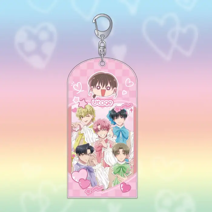 Tamon's B-side Large Acrylic Keychain, Tamon Uehara Figure Charm, Tamon-kun Ima Dotchi Jumbo Móc Treo Đeo Thoại, Standee, Móc Khoá In Theo Yêu Cầu, Chất Liệu Mica Dày 4mm, Kích Thước 5.5 Cm, Có In Test Mẫu