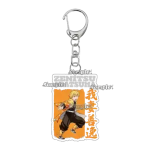 Tanjiro Kamado Nezuko Agatsuma Zenitsu Anime Acrylic Double-sided Printing Keychain Pendant Móc Treo Đeo Thoại, Standee, Móc Khoá In Theo Yêu Cầu, Chất Liệu Mica Dày 4mm, Kích Thước 5.5 Cm, Có In Test Mẫu