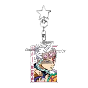 Tanjiro Kamado Nezuko Agatsuma Zenitsu Anime Acrylic Double-sided Printing Keychain Pendant Móc Treo Đeo Thoại, Standee, Móc Khoá In Theo Yêu Cầu, Chất Liệu Mica Dày 4mm, Kích Thước 5.5 Cm, Có In Test Mẫu