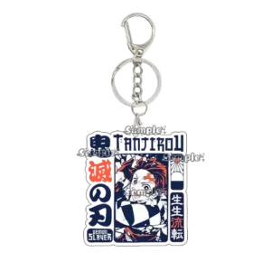 Tanjiro Kamado Nezuko Agatsuma Zenitsu Anime Acrylic Double-sided Printing Keychain Pendant Móc Treo Đeo Thoại, Standee, Móc Khoá In Theo Yêu Cầu, Chất Liệu Mica Dày 4mm, Kích Thước 5.5 Cm, Có In Test Mẫu
