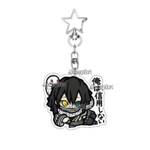 Tanjiro Nezuko Agatsuma Zenitsu Tsuyuri Kanawo Giyuu Cartoon Anime Peripheral Acrylic Móc Treo Đeo Thoại, Standee, Móc Khoá In Theo Yêu Cầu, Chất Liệu Mica Dày 4mm, Kích Thước 5.5 Cm, Có In Test Mẫu