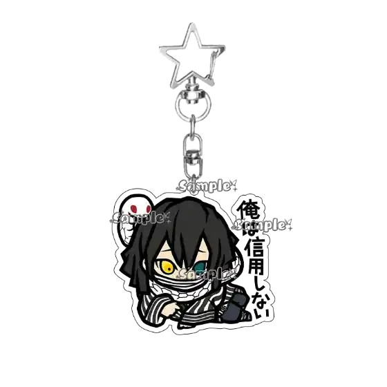 Tanjiro Nezuko Agatsuma Zenitsu Tsuyuri Kanawo Giyuu Cartoon Anime Peripheral Acrylic Móc Treo Đeo Thoại, Standee, Móc Khoá In Theo Yêu Cầu, Chất Liệu Mica Dày 4mm, Kích Thước 5.5 Cm, Có In Test Mẫu