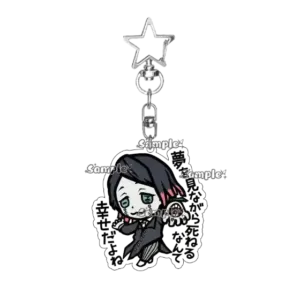 Tanjiro Nezuko Agatsuma Zenitsu Tsuyuri Kanawo Giyuu Cartoon Anime Peripheral Acrylic Móc Treo Đeo Thoại, Standee, Móc Khoá In Theo Yêu Cầu, Chất Liệu Mica Dày 4mm, Kích Thước 5.5 Cm, Có In Test Mẫu