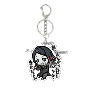 Tanjiro Nezuko Agatsuma Zenitsu Tsuyuri Kanawo Giyuu Cartoon Anime Peripheral Acrylic Móc Treo Đeo Thoại, Standee, Móc Khoá In Theo Yêu Cầu, Chất Liệu Mica Dày 4mm, Kích Thước 5.5 Cm, Có In Test Mẫu