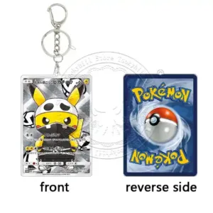 Tcg Pretend Series Card Keychain Kawaii Cartoon Anime Acrylic Charizard Game Card Collection Móc Treo Đeo Thoại, Standee, Móc Khoá In Theo Yêu Cầu, Chất Liệu Mica Dày 4mm, Kích Thước 5.5 Cm, Có In Test Mẫu