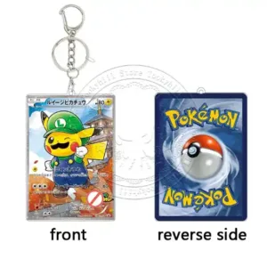 Tcg Pretend Series Card Keychain Kawaii Cartoon Anime Acrylic Charizard Game Card Collection Móc Treo Đeo Thoại, Standee, Móc Khoá In Theo Yêu Cầu, Chất Liệu Mica Dày 4mm, Kích Thước 5.5 Cm, Có In Test Mẫu