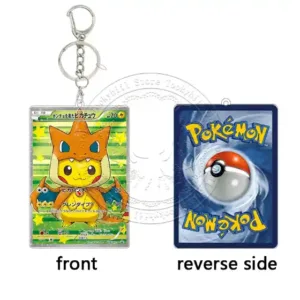 Tcg Pretend Series Card Keychain Kawaii Cartoon Anime Acrylic Charizard Game Card Collection Móc Treo Đeo Thoại, Standee, Móc Khoá In Theo Yêu Cầu, Chất Liệu Mica Dày 4mm, Kích Thước 5.5 Cm, Có In Test Mẫu
