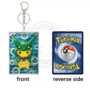Tcg Pretend Series Card Keychain Kawaii Cartoon Anime Acrylic Charizard Game Card Collection Móc Treo Đeo Thoại, Standee, Móc Khoá In Theo Yêu Cầu, Chất Liệu Mica Dày 4mm, Kích Thước 5.5 Cm, Có In Test Mẫu