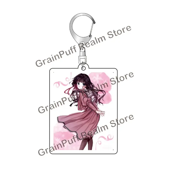 The Fragrant Flower Blooms With Dignity Keychain School Anime Character Acrylic Key Ring, Móc Treo Đeo Thoại, Standee, Móc Khoá In Theo Yêu Cầu, Chất Liệu Mica Dày 4mm, Kích Thước 5.5 Cm, Có In Test Mẫu