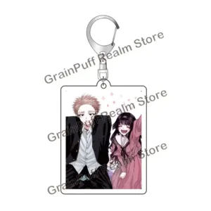 The Fragrant Flower Blooms With Dignity Keychain School Anime Character Acrylic Key Ring, Móc Treo Đeo Thoại, Standee, Móc Khoá In Theo Yêu Cầu, Chất Liệu Mica Dày 4mm, Kích Thước 5.5 Cm, Có In Test Mẫu