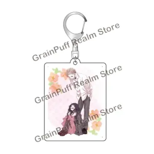 The Fragrant Flower Blooms With Dignity Keychain School Anime Character Acrylic Key Ring, Móc Treo Đeo Thoại, Standee, Móc Khoá In Theo Yêu Cầu, Chất Liệu Mica Dày 4mm, Kích Thước 5.5 Cm, Có In Test Mẫu