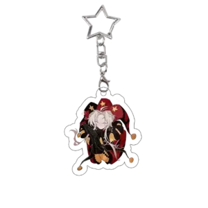 The Freak Circus Acrylic Keychain Anime Cartoon Pierrot Game Role Keyring Harlequin Bag Móc Treo Đeo Thoại, Standee, Móc Khoá In Theo Yêu Cầu, Chất Liệu Mica Dày 4mm, Kích Thước 5.5 Cm, Có In Test Mẫu