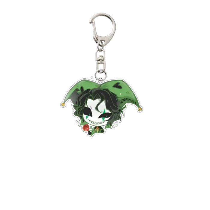 The Freak Circus Acrylic Keychain Backpack Pierrot Harlequin Student Cartoon Role Bag Pendant Móc Treo Đeo Thoại, Standee, Móc Khoá In Theo Yêu Cầu, Chất Liệu Mica Dày 4mm, Kích Thước 5.5 Cm, Có In Test Mẫu