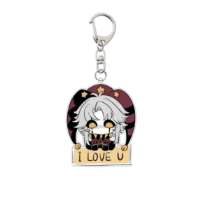 The Freak Circus Acrylic Keychain Backpack Pierrot Harlequin Student Cartoon Role Bag Pendant Móc Treo Đeo Thoại, Standee, Móc Khoá In Theo Yêu Cầu, Chất Liệu Mica Dày 4mm, Kích Thước 5.5 Cm, Có In Test Mẫu