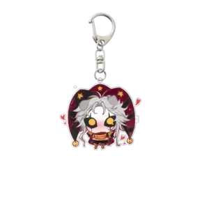 The Freak Circus Acrylic Keychain Backpack Pierrot Harlequin Student Cartoon Role Bag Pendant Móc Treo Đeo Thoại, Standee, Móc Khoá In Theo Yêu Cầu, Chất Liệu Mica Dày 4mm, Kích Thước 5.5 Cm, Có In Test Mẫu
