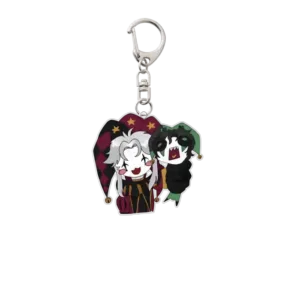 The Freak Circus Acrylic Keychain Backpack Pierrot Harlequin Student Cartoon Role Bag Pendant Móc Treo Đeo Thoại, Standee, Móc Khoá In Theo Yêu Cầu, Chất Liệu Mica Dày 4mm, Kích Thước 5.5 Cm, Có In Test Mẫu