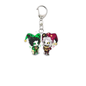 The Freak Circus Acrylic Keychain Backpack Pierrot Harlequin Student Cartoon Role Bag Pendant Móc Treo Đeo Thoại, Standee, Móc Khoá In Theo Yêu Cầu, Chất Liệu Mica Dày 4mm, Kích Thước 5.5 Cm, Có In Test Mẫu
