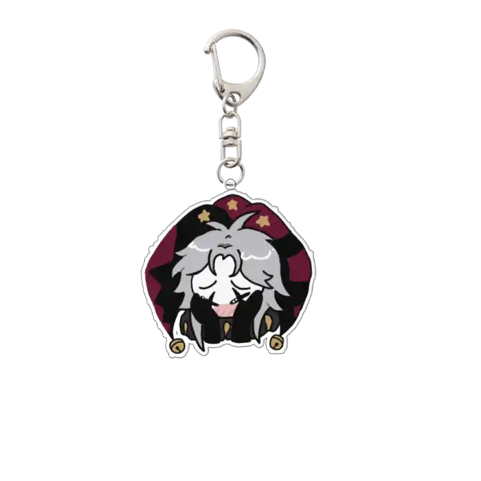 The Freak Circus Acrylic Keychain Bag Pendant Anime Cartoon Pierrot Harlequin Role Emoticons Móc Treo Đeo Thoại, Standee, Móc Khoá In Theo Yêu Cầu, Chất Liệu Mica Dày 4mm, Kích Thước 5.5 Cm, Có In Test Mẫu