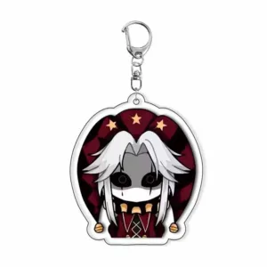 The Freak Circus Acrylic Keychain Pierrot Harlequin Jester Game Role Decoration Accessories Móc Treo Đeo Thoại, Standee, Móc Khoá In Theo Yêu Cầu, Chất Liệu Mica Dày 4mm, Kích Thước 5.5 Cm, Có In Test Mẫu