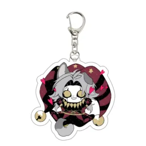 The Freak Circus Otome Game Acrylic Keychain 5. Pierrot Harlequin Double-sided Hd Print Móc Treo Đeo Thoại, Standee, Móc Khoá In Theo Yêu Cầu, Chất Liệu Mica Dày 4mm, Kích Thước 5.5 Cm, Có In Test Mẫu
