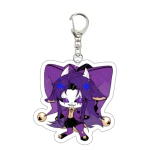 The Freak Circus Otome Game Acrylic Keychain 5. Pierrot Harlequin Double-sided Hd Print Móc Treo Đeo Thoại, Standee, Móc Khoá In Theo Yêu Cầu, Chất Liệu Mica Dày 4mm, Kích Thước 5.5 Cm, Có In Test Mẫu