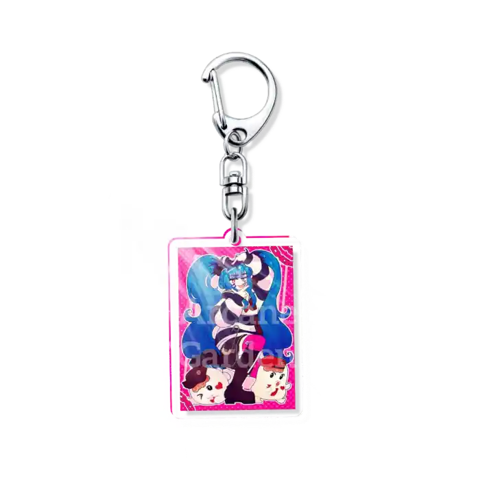 The Hundred Line Last Defense Academy Acrylic Keychain Couple Bag Charms Pendant Gift Key Móc Treo Đeo Thoại, Standee, Móc Khoá In Theo Yêu Cầu, Chất Liệu Mica Dày 4mm, Kích Thước 5.5 Cm, Có In Test Mẫu