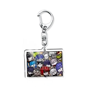 The Hundred Line Last Defense Academy Acrylic Keychain Couple Bag Charms Pendant Gift Key Móc Treo Đeo Thoại, Standee, Móc Khoá In Theo Yêu Cầu, Chất Liệu Mica Dày 4mm, Kích Thước 5.5 Cm, Có In Test Mẫu