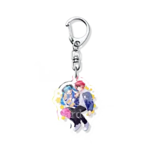 The Hundred Line Last Defense Academy Acrylic Keychain Couple Bag Charms Pendant Gift Key Móc Treo Đeo Thoại, Standee, Móc Khoá In Theo Yêu Cầu, Chất Liệu Mica Dày 4mm, Kích Thước 5.5 Cm, Có In Test Mẫu