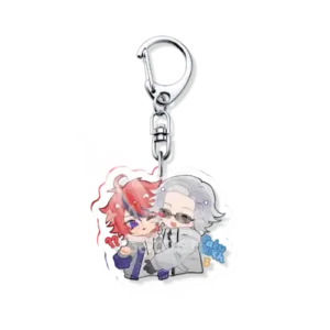 The Hundred Line Last Defense Academy Acrylic Keychain Couple Bag Charms Pendant Gift Key Móc Treo Đeo Thoại, Standee, Móc Khoá In Theo Yêu Cầu, Chất Liệu Mica Dày 4mm, Kích Thước 5.5 Cm, Có In Test Mẫu