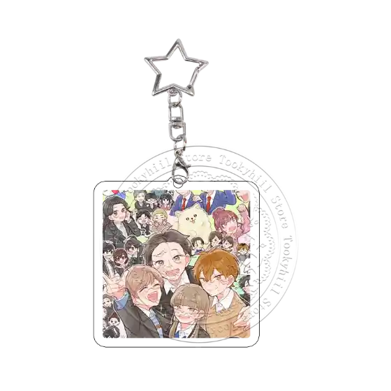 The Ice Wall Anime Keychain Set 10 Unique Kawaii Designs Acrylic Pendants Backpacks Cartoon Móc Treo Đeo Thoại, Standee, Móc Khoá In Theo Yêu Cầu, Chất Liệu Mica Dày 4mm, Kích Thước 5.5 Cm, Có In Test Mẫu