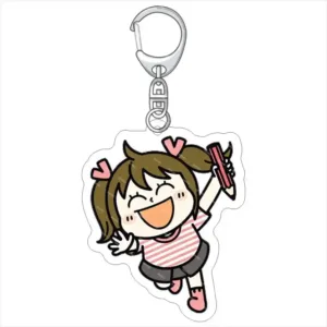 The Important Things Schools Dont Teach Anime Lovely Acrylic Keychain Jewelry Friends Gift Móc Treo Đeo Thoại, Standee, Móc Khoá In Theo Yêu Cầu, Chất Liệu Mica Dày 4mm, Kích Thước 5.5 Cm, Có In Test Mẫu