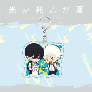 The Summer Hikaru Died Acrylic Keychain - Yoshiki And Hikaru Chibi Figures Pendant, Hikaru Ga Móc Treo Đeo Thoại, Standee, Móc Khoá In Theo Yêu Cầu, Chất Liệu Mica Dày 4mm, Kích Thước 5.5 Cm, Có In Test Mẫu The Summer Hikaru Died Acrylic Keychain - Yoshiki And Hikaru Chibi Figures Pendant, Hikaru Ga Móc Treo Đeo Thoại, Standee, Móc Khoá In Theo Yêu Cầu, Chất Liệu Mica Dày 4mm, Kích Thước 5.5 Cm, Có In Test Mẫu