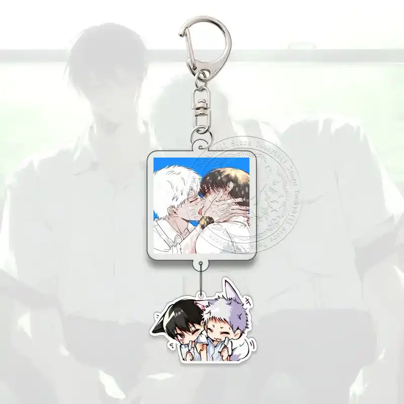 The Summer Hikaru Died Keyring Anime Cartoon Cartoon Q Version Kawaii Acrylic Pendant Móc Treo Đeo Thoại, Standee, Móc Khoá In Theo Yêu Cầu, Chất Liệu Mica Dày 4mm, Kích Thước 5.5 Cm, Có In Test Mẫu