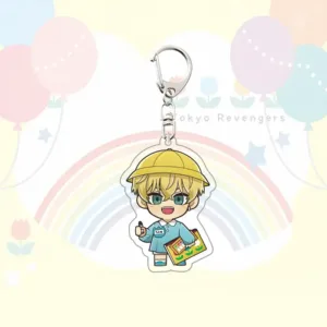 Tokyo Revengers Anime Acrylic Keychain - Cute Chibi Kindergarten Series - Mikey Draken Móc Treo Đeo Thoại, Standee, Móc Khoá In Theo Yêu Cầu, Chất Liệu Mica Dày 4mm, Kích Thước 5.5 Cm, Có In Test Mẫu