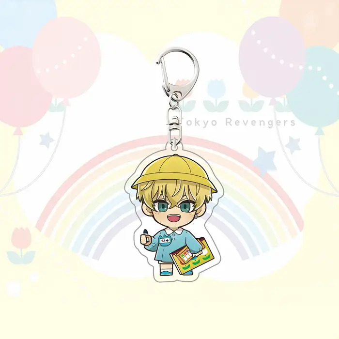 Tokyo Revengers Anime Acrylic Keychain - Cute Chibi Kindergarten Series - Mikey Draken Móc Treo Đeo Thoại, Standee, Móc Khoá In Theo Yêu Cầu, Chất Liệu Mica Dày 4mm, Kích Thước 5.5 Cm, Có In Test Mẫu
