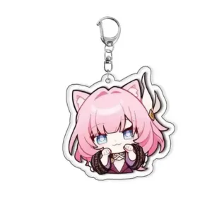 Transparent Pockets Game Figures Cyrene Honkai Star Track Anime Keychains Acrylic Car Party Móc Treo Đeo Thoại, Standee, Móc Khoá In Theo Yêu Cầu, Chất Liệu Mica Dày 4mm, Kích Thước 5.5 Cm, Có In Test Mẫu