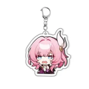 Transparent Pockets Game Figures Cyrene Honkai Star Track Anime Keychains Acrylic Car Party Móc Treo Đeo Thoại, Standee, Móc Khoá In Theo Yêu Cầu, Chất Liệu Mica Dày 4mm, Kích Thước 5.5 Cm, Có In Test Mẫu