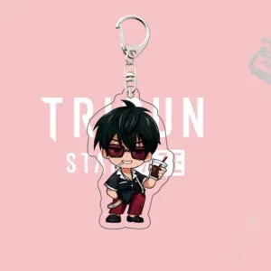 Trigun Stargaze Acrylic Keychain, Vash Wolfwood Knives Chibi Figure, Techwear Fashion Ver. Móc Treo Đeo Thoại, Standee, Móc Khoá In Theo Yêu Cầu, Chất Liệu Mica Dày 4mm, Kích Thước 5.5 Cm, Có In Test Mẫu