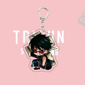 Trigun Stargaze Acrylic Keychain, Vash Wolfwood Knives Chibi Figure, Techwear Fashion Ver. Móc Treo Đeo Thoại, Standee, Móc Khoá In Theo Yêu Cầu, Chất Liệu Mica Dày 4mm, Kích Thước 5.5 Cm, Có In Test Mẫu