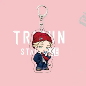 Trigun Stargaze Acrylic Keychain, Vash Wolfwood Knives Chibi Figure, Techwear Fashion Ver. Móc Treo Đeo Thoại, Standee, Móc Khoá In Theo Yêu Cầu, Chất Liệu Mica Dày 4mm, Kích Thước 5.5 Cm, Có In Test Mẫu