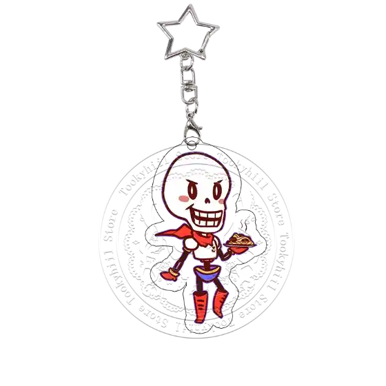 Undertale Acrylic Keychain Frisk Undyne Napstablook Cross Sans Anime Cartoon Game Collection Móc Treo Đeo Thoại, Standee, Móc Khoá In Theo Yêu Cầu, Chất Liệu Mica Dày 4mm, Kích Thước 5.5 Cm, Có In Test Mẫu