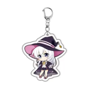 Wandering Witch: The Journey Of Elaina Anime Kawaii Acrylic Cute Keychain Charm Girls Cartoon Móc Treo Đeo Thoại, Standee, Móc Khoá In Theo Yêu Cầu, Chất Liệu Mica Dày 4mm, Kích Thước 5.5 Cm, Có In Test Mẫu Wandering Witch: The Journey Of Elaina Anime Kawaii Acrylic Cute Keychain Charm Girls Cartoon Móc Treo Đeo Thoại, Standee, Móc Khoá In Theo Yêu Cầu, Chất Liệu Mica Dày 4mm, Kích Thước 5.5 Cm, Có In Test Mẫu