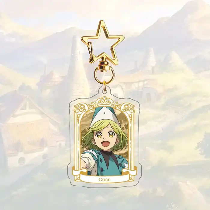 Witch Hat Atelier Acrylic Keychain, Coco Qifrey Agott Chibi Figure, Magical Fantasy Art Ver. Móc Treo Đeo Thoại, Standee, Móc Khoá In Theo Yêu Cầu, Chất Liệu Mica Dày 4mm, Kích Thước 5.5 Cm, Có In Test Mẫu