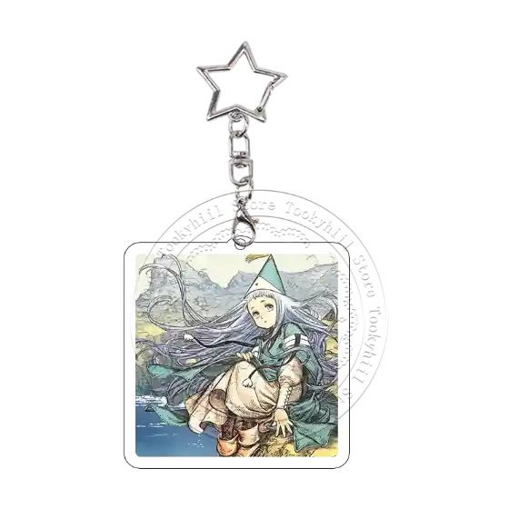 Witch Hat Atelier Cartoon Acrylic Keychain Kawaii Student Gagaga Qifrey Exquisite Keyring Móc Treo Đeo Thoại, Standee, Móc Khoá In Theo Yêu Cầu, Chất Liệu Mica Dày 4mm, Kích Thước 5.5 Cm, Có In Test Mẫu