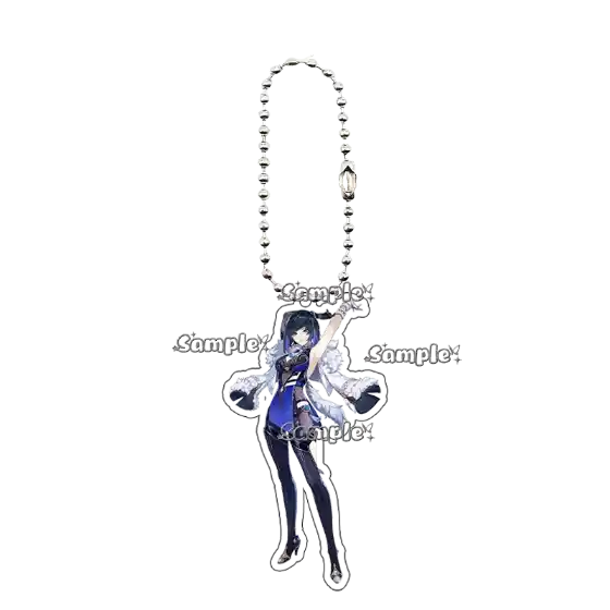 Xiao Hu Tao Ganyu Anime Exquisite Cartoon Acrylic Keychain Accessories Kawaii Cartoon Móc Treo Đeo Thoại, Standee, Móc Khoá In Theo Yêu Cầu, Chất Liệu Mica Dày 4mm, Kích Thước 5.5 Cm, Có In Test Mẫu