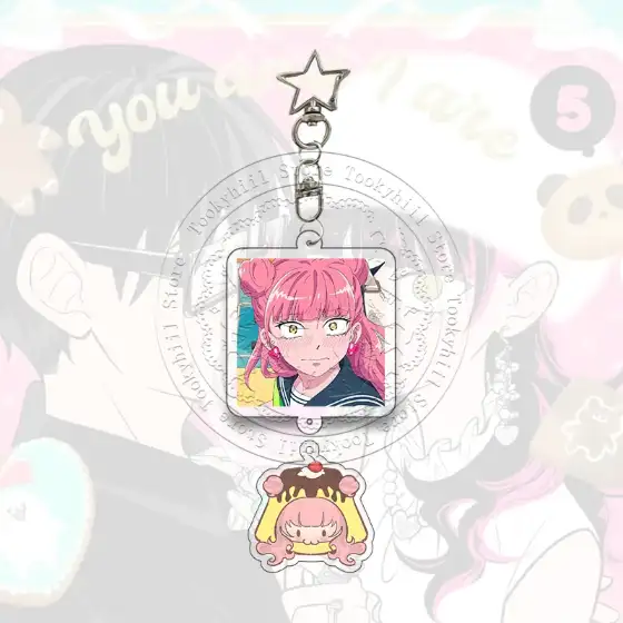 You And I Are Polar Opposites Acrylic Keychain Anime Cartoon Student Acg Bag Pendant Móc Treo Đeo Thoại, Standee, Móc Khoá In Theo Yêu Cầu, Chất Liệu Mica Dày 4mm, Kích Thước 5.5 Cm, Có In Test Mẫu