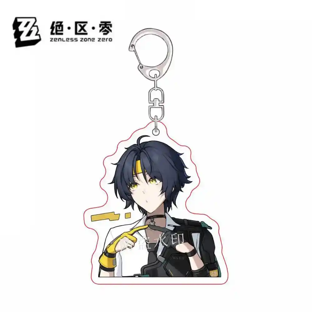 zenless-zone-zero-asaba-harumasa-acrylic-var3-1789573532628-541 Zenless Zone Zero Asaba Harumasa Acrylic Keychain Chibi Picture Backpack Pendant Bag Charm Móc Treo Đeo Thoại, Standee, Móc Khoá In Theo Yêu Cầu, Chất Liệu Mica Dày 4mm, Kích Thước 5.5 Cm, Có In Test Mẫu