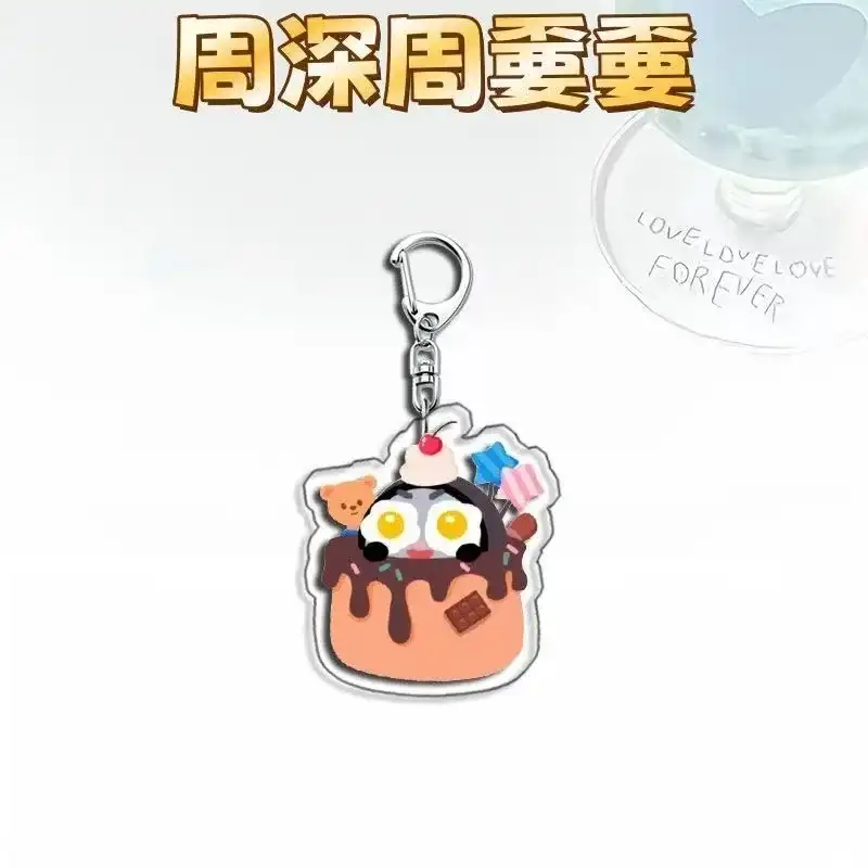 zhou-shen-cute-acrylic-keychain-cartoon-var4-1789602539258-746 Zhou Shen Cute Acrylic Keychain Cartoon Pendant Creative Bag Charm Key Ring Gift For Fan Móc Treo Đeo Thoại, Standee, Móc Khoá In Theo Yêu Cầu, Chất Liệu Mica Dày 4mm, Kích Thước 5.5 Cm, Có In Test Mẫu